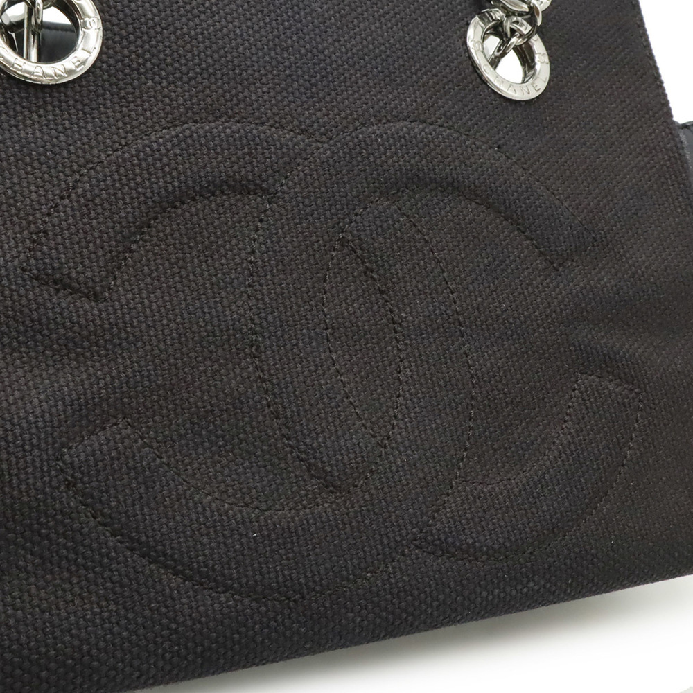 CHANEL Black Leather Tote Bag - Picture 10 of 10